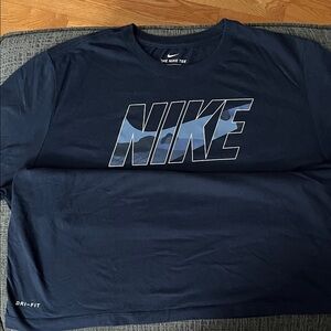 Nike Men's Dark Blue Dri-FIT Tee